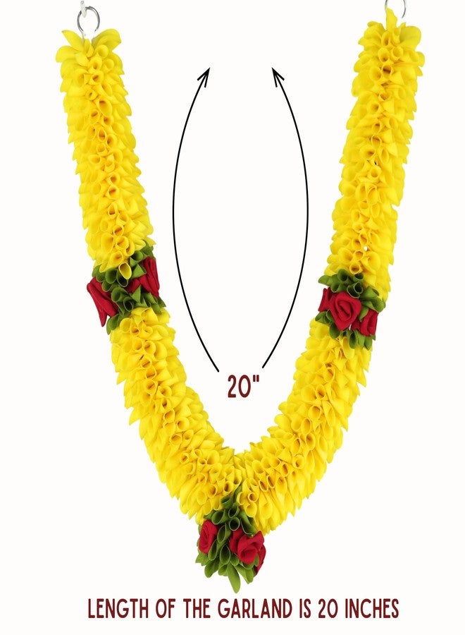 Veltic- Pack of Three Half Meter Garland-Lemon Yellow VE51LY - Image 3